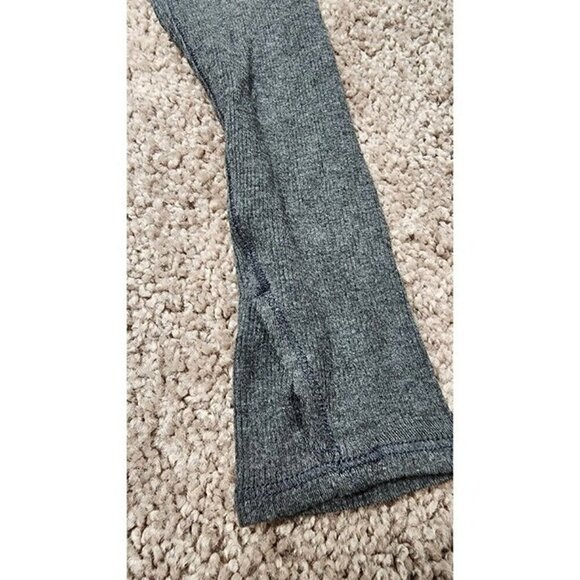 Athleta Hoodie Gray Purana Criss Cross Fleece Lined Sweatshirt XS - Picture 7 of 9